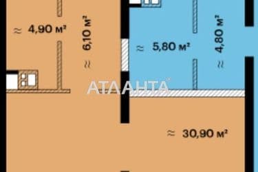 1-room apartment apartment by the address st. Literaturnaya (area 41 m²) - Atlanta.ua - photo 24