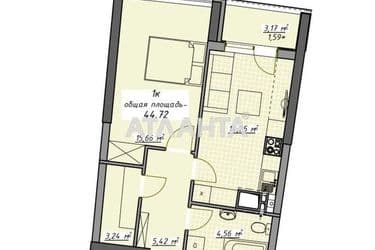 1-room apartment apartment by the address st. Kurortnyy per (area 44,7 m²) - Atlanta.ua - photo 7