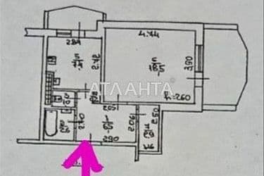 1-кімнатна квартира за адресою вул. Бочарова ген. (площа 44,7 м²) - Atlanta.ua - фото 26