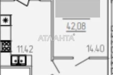 1-комнатная квартира по адресу ул. Краснова (площадь 42,1 м²) - Atlanta.ua - фото 7