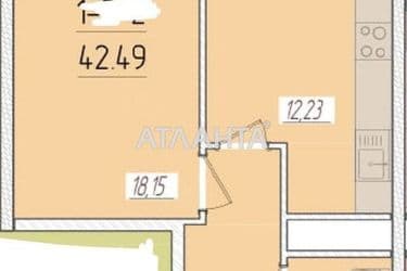 1-комнатная квартира по адресу ул. Краснова (площадь 42,5 м²) - Atlanta.ua - фото 11