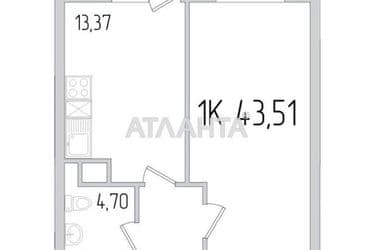 2-кімнатна квартира за адресою вул. Сахарова (площа 44 м²) - Atlanta.ua - фото 22