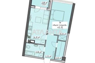 1-комнатная квартира по адресу Курортный пер. (площадь 45,2 м²) - Atlanta.ua - фото 9