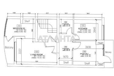 3-rooms apartment apartment by the address st. Dacha Kovalevskogo Amundsena (area 70 m²) - Atlanta.ua - photo 26