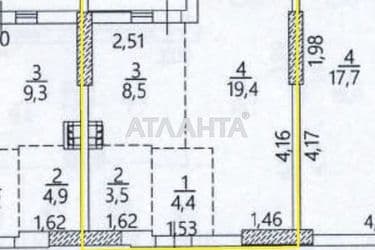 1-кімнатна квартира за адресою вул. Балківська (площа 42,3 м²) - Atlanta.ua - фото 12