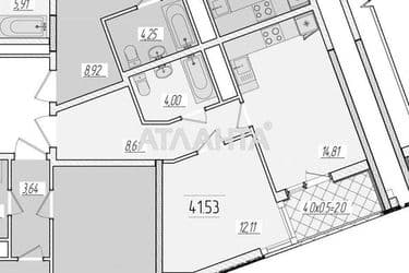 1-кімнатна квартира за адресою вул. Краснова (площа 40,9 м²) - Atlanta.ua - фото 13