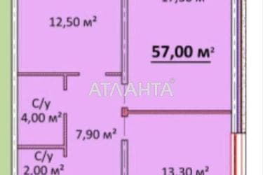2-rooms apartment apartment by the address st. Literaturnaya (area 57 m²) - Atlanta.ua - photo 46