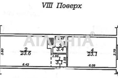 1-кімнатна квартира за адресою вул. Чехова (площа 53 м²) - Atlanta.ua - фото 10