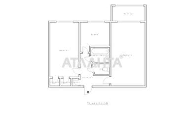 2-rooms apartment apartment by the address st. Kosmonavtov (area 44 m²) - Atlanta.ua - photo 33
