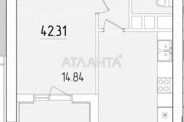 1-комнатная квартира по адресу ул. Краснова (площадь 42,3 м²) - Atlanta.ua - фото 7