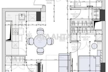 2-rooms apartment apartment by the address st. Topolinnyy per (area 78,2 m²) - Atlanta.ua - photo 32
