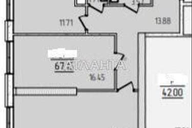 2-комнатная квартира по адресу ул. Краснова (площадь 60 м²) - Atlanta.ua - фото 12
