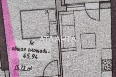 1-комнатная квартира по адресу Курортный пер. (площадь 45,9 м²) - Atlanta.ua - фото 12