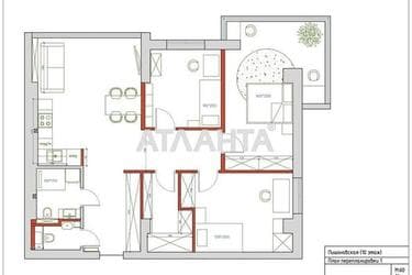 3-rooms apartment apartment by the address st. Pishonovskaya (area 87,4 m²) - Atlanta.ua - photo 26