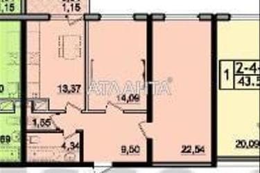 2-кімнатна квартира за адресою вул. Сахарова (площа 67 м²) - Atlanta.ua - фото 24