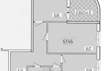 2-rooms apartment apartment by the address st. Krasnova (area 61,4 m²) - Atlanta.ua - photo 7