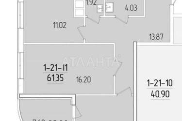 2-кімнатна квартира за адресою вул. Краснова (площа 61,4 м²) - Atlanta.ua - фото 16