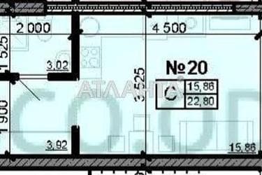 1-room apartment apartment by the address st. Vilyamsa ak (area 23 m²) - Atlanta.ua - photo 9