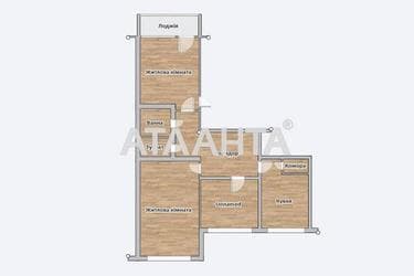 3-rooms apartment apartment by the address st. Levko Lukyanenko (area 63,8 m²) - Atlanta.ua - photo 26