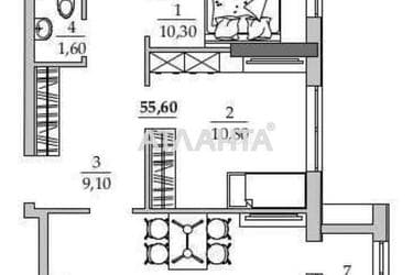 2-rooms apartment apartment by the address st. Vilyamsa ak (area 55,6 m²) - Atlanta.ua - photo 6