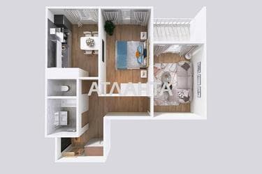 2-rooms apartment apartment by the address st. Krasnova (area 64,5 m²) - Atlanta.ua - photo 17