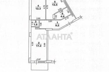2-кімнатна квартира за адресою Люстдорфська дор. (площа 59,6 м²) - Atlanta.ua - фото 13