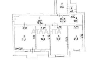 4+-rooms apartment apartment by the address st. Pirogovskiy per (area 156,4 m²) - Atlanta.ua - photo 41