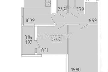 2-rooms apartment apartment by the address st. Krasnova (area 53 m²) - Atlanta.ua - photo 10