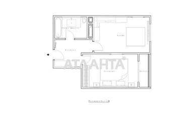 1-room apartment apartment by the address st. Topolnaya ul (area 49,3 m²) - Atlanta.ua - photo 34