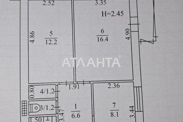 2-rooms apartment apartment by the address st. Balkovskaya Frunze (area 53,9 m²) - Atlanta.ua - photo 25