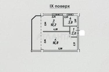 1-комнатная квартира по адресу ул. Малиновского марш. (площадь 40 м²) - Atlanta.ua - фото 44