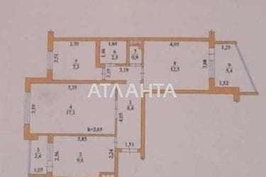 3-кімнатна квартира за адресою вул. Заболотного ак. (площа 62 м²) - Atlanta.ua - фото 12