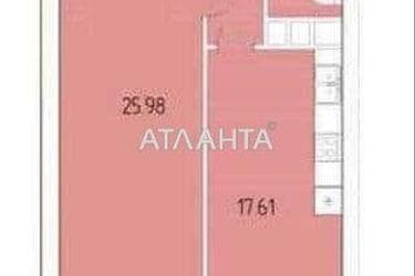 1-room apartment apartment by the address st. Krasnova (area 51,2 m²) - Atlanta.ua - photo 10