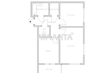 2-комнатная квартира по адресу ул. Грушевского Михаила (площадь 55,8 м²) - Atlanta.ua - фото 58