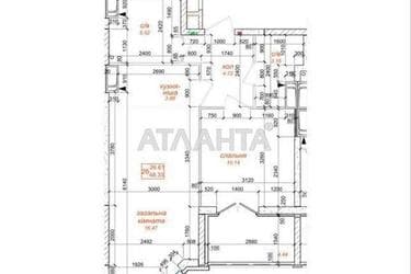2-кімнатна квартира за адресою вул. Одеське шосе (площа 48,3 м²) - Atlanta.ua - фото 23