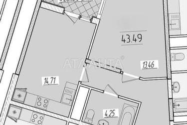 1-room apartment apartment by the address st. Krasnova (area 43,6 m²) - Atlanta.ua - photo 8