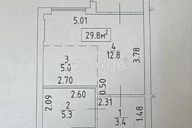 1-room apartment apartment by the address st. 7 km ovidiopolskoy dor (area 29,8 m²) - Atlanta.ua - photo 29