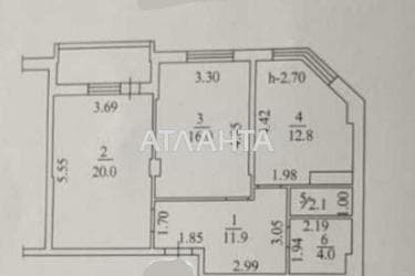 2-rooms apartment apartment by the address st. Ovidiopolskaya dor (area 69,2 m²) - Atlanta.ua - photo 32