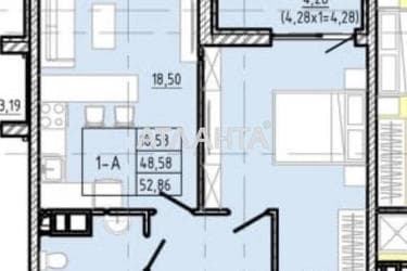 1-room apartment apartment by the address st. Franko Ivana (area 51,8 m²) - Atlanta.ua - photo 10