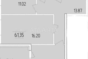 2-комнатная квартира по адресу ул. Краснова (площадь 61 м²) - Atlanta.ua - фото 12