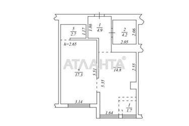 1-кімнатна квартира за адресою вул. Юнацька (площа 45,6 м²) - Atlanta.ua - фото 38