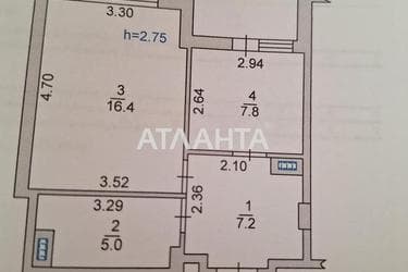 1-кімнатна квартира за адресою вул. 1 травня (площа 39 м²) - Atlanta.ua - фото 14