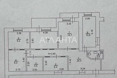 4+-rooms apartment apartment by the address st. Ul Saksaganskogo (area 98,5 m²) - Atlanta.ua - photo 37