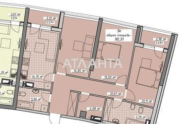 3-кімнатна квартира за адресою Курортний пров. (площа 89,9 м²) - Atlanta.ua - фото 70