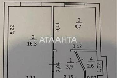 1-кімнатна квартира за адресою вул. Боровського Миколи (площа 34,4 м²) - Atlanta.ua - фото 22
