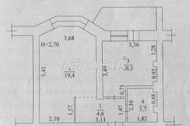 1-room apartment apartment by the address st. Kostandi (area 40 m²) - Atlanta.ua - photo 9