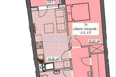 1-room apartment apartment by the address st. Kurortnyy per (area 44,5 m²) - Atlanta.ua - photo 8
