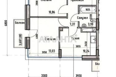2-кімнатна квартира за адресою вул. Радісна (площа 46,6 м²) - Atlanta.ua - фото 10