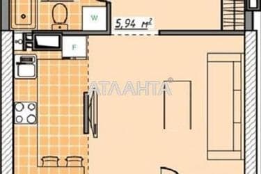1-кімнатна квартира за адресою Курортний пров. (площа 35,5 м²) - Atlanta.ua - фото 22