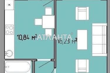 1-room apartment apartment by the address st. Nebesnoy Sotni pr Zhukova marsh pr Leninskoy iskry pr (area 38 m²) - Atlanta.ua - photo 20